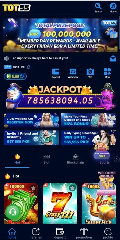 Tot55 Game